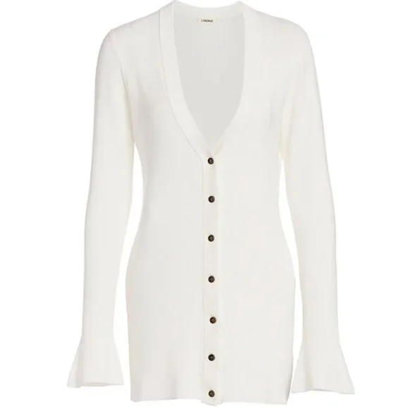 L'AGENCE White Cardigan - Picture 5 of 5